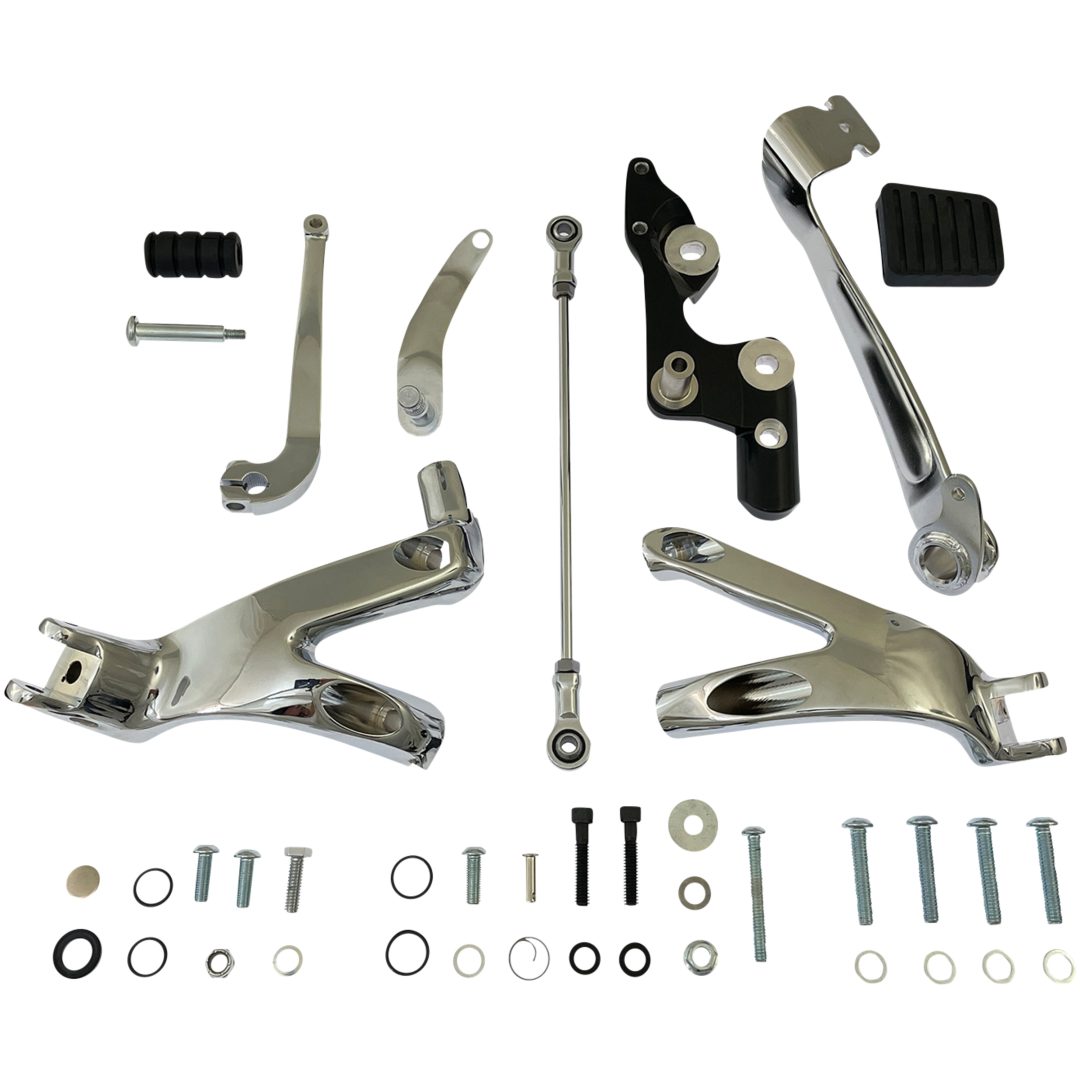 Framflyttat Kontrollkit Krom DRAG SPECIALTIES – bild 2