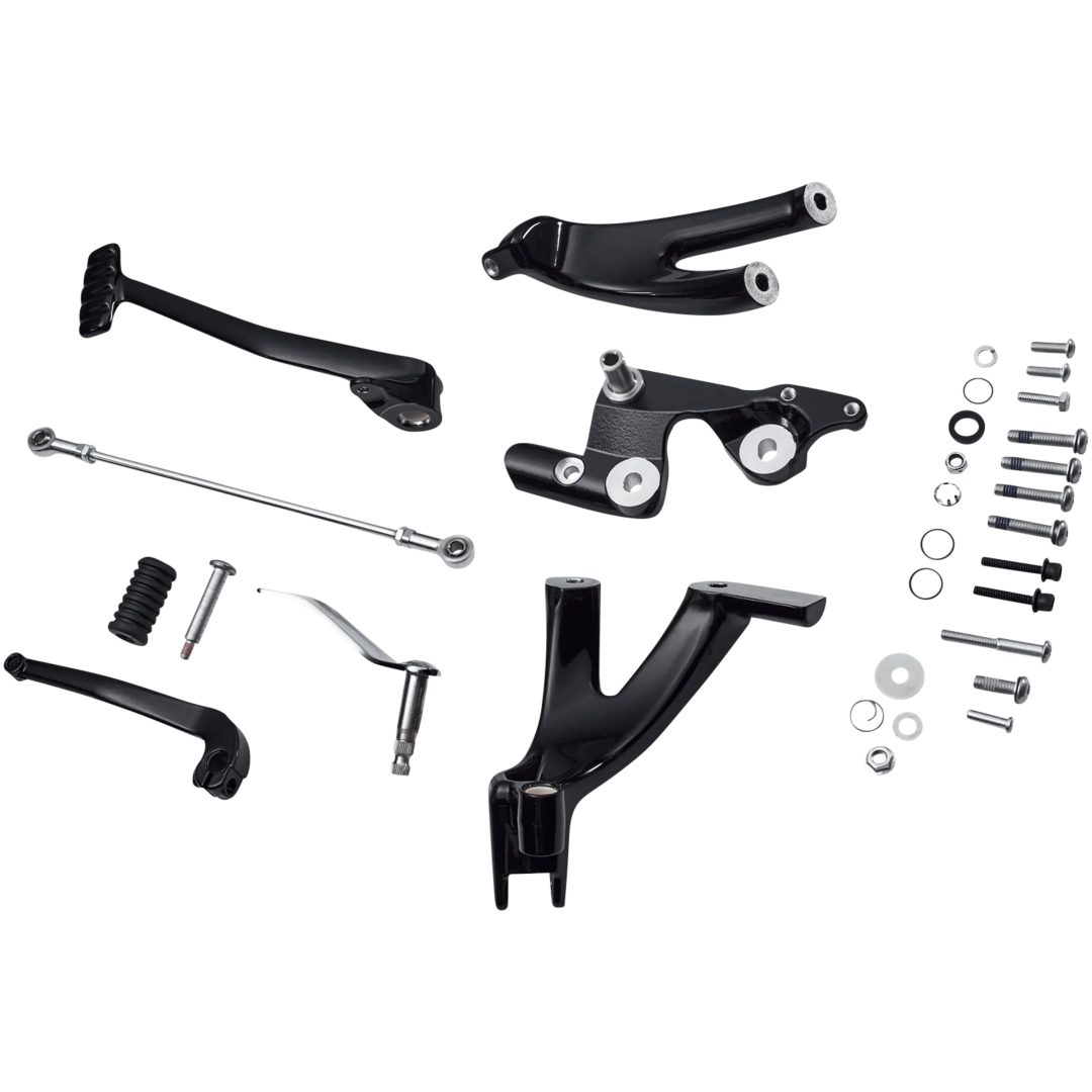 Framflyttat Reglerkit Svart Blank DRAG SPECIALTIES – bild 3