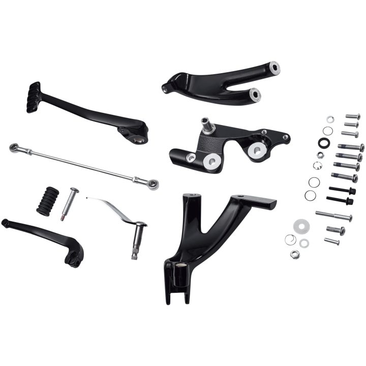 Framflyttat Reglerkit Svart Blank DRAG SPECIALTIES – bild 3