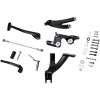 Framflyttat Reglerkit Svart Blank DRAG SPECIALTIES – miniatyr 1