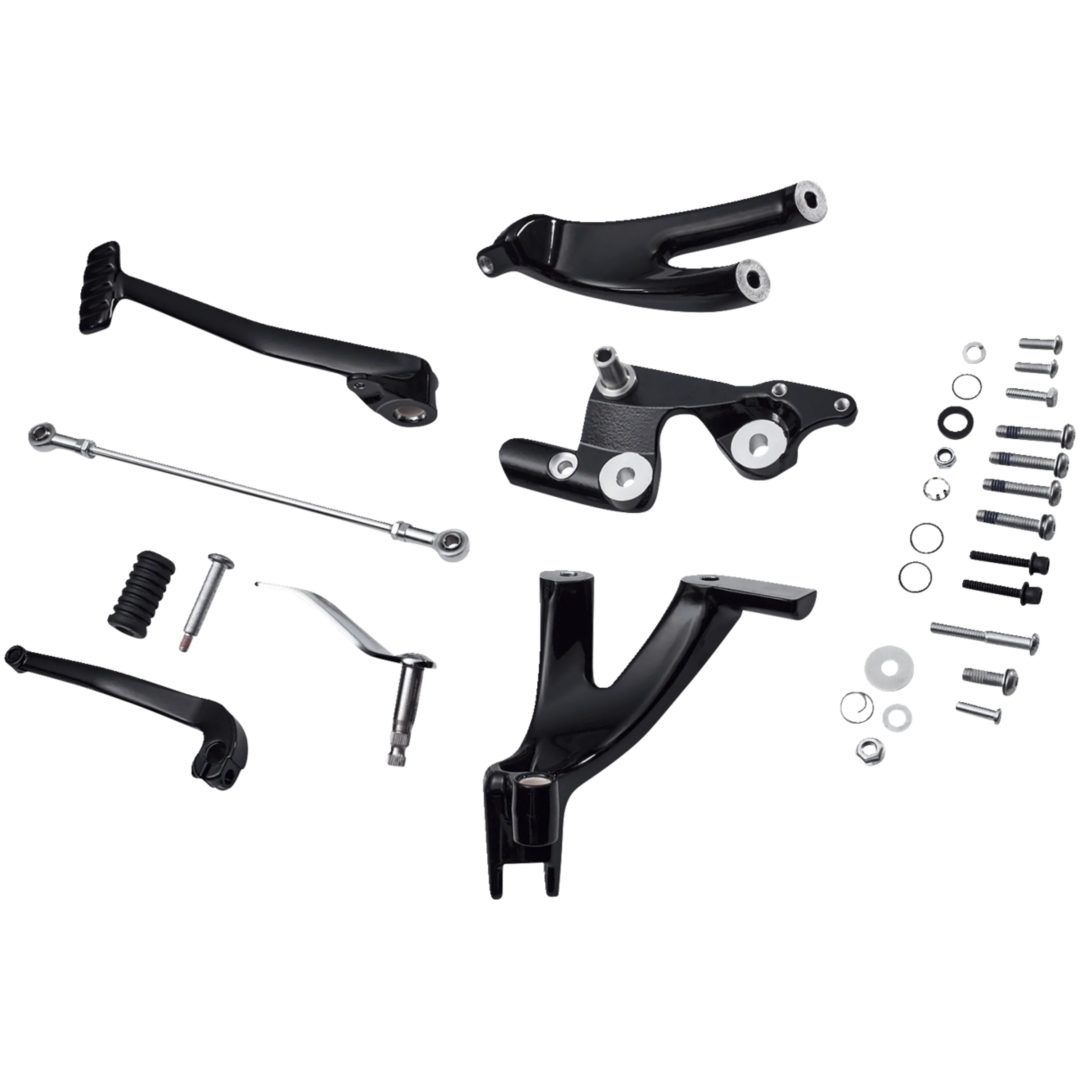 Framflyttat Reglerkit Svart Blank DRAG SPECIALTIES