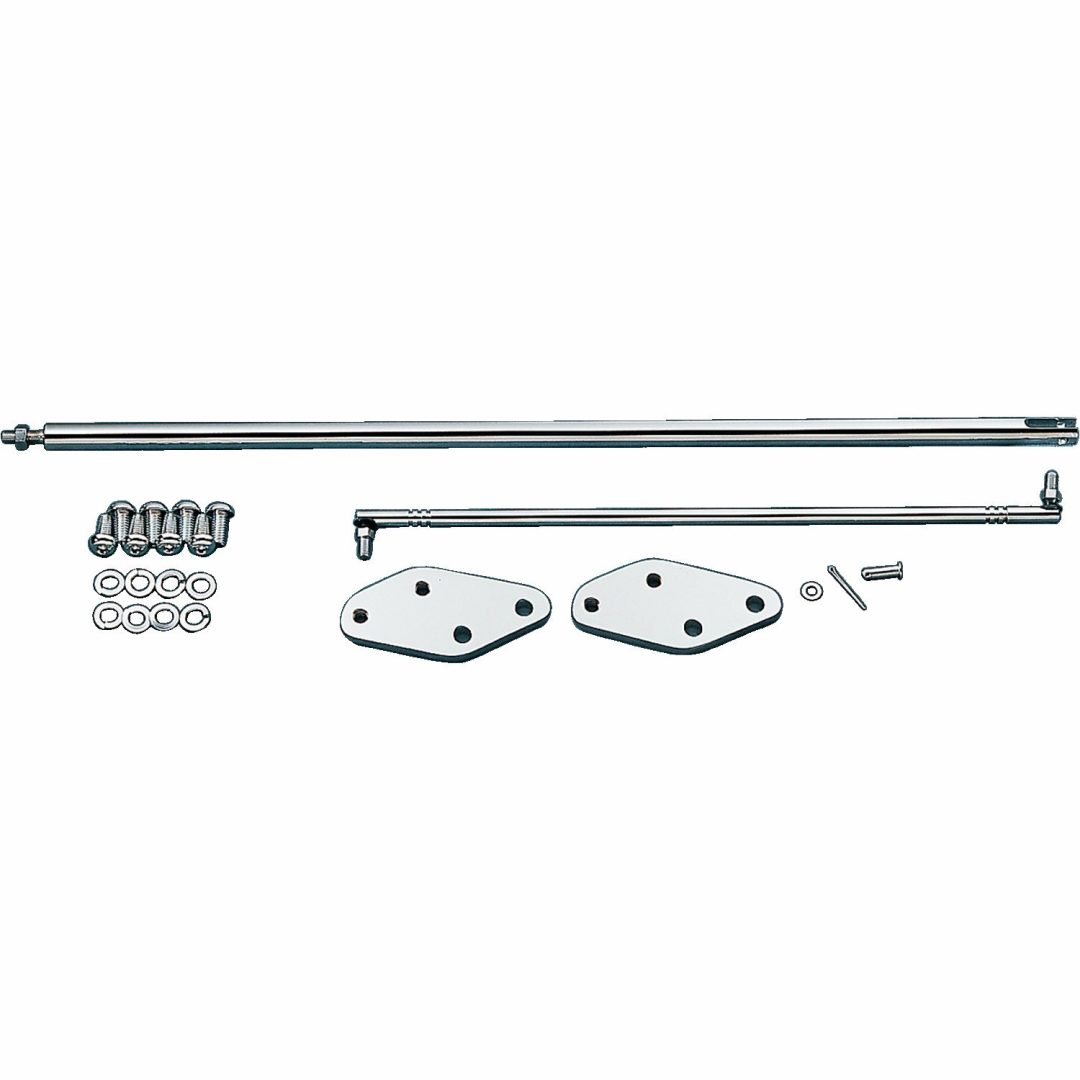 Framflyttningssats För Dyna Glides Krom/polerad DRAG SPECIALTIES +50