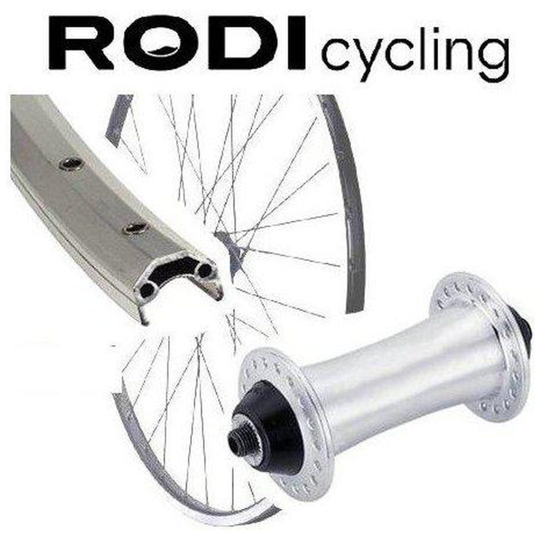 Framhjul 28 Dubbelbottnad Silver RODI