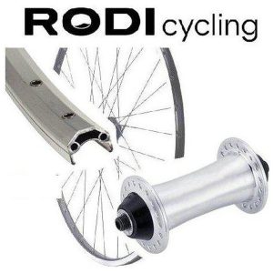 Framhjul 28 Dubbelbottnad Silver RODI