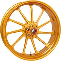 Framhjul Assault Guld Maskinbearbetad Aluminium PERFORMANCE MACHINE (PM)