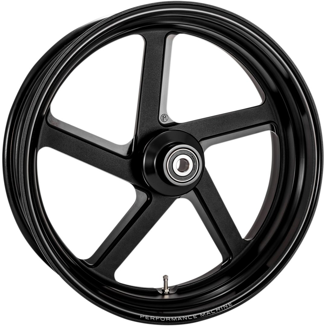 Framhjul Pro-Am Svart Blank Maskinbearbetad Aluminium PERFORMANCE MACHINE