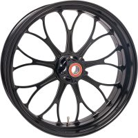 Framhjul Revolution Svart Blank Maskinbearbetad Aluminium PERFORMANCE MACHINE