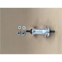 Framhjulsnav 3/8*13G*36H 100W*145L Alu silver