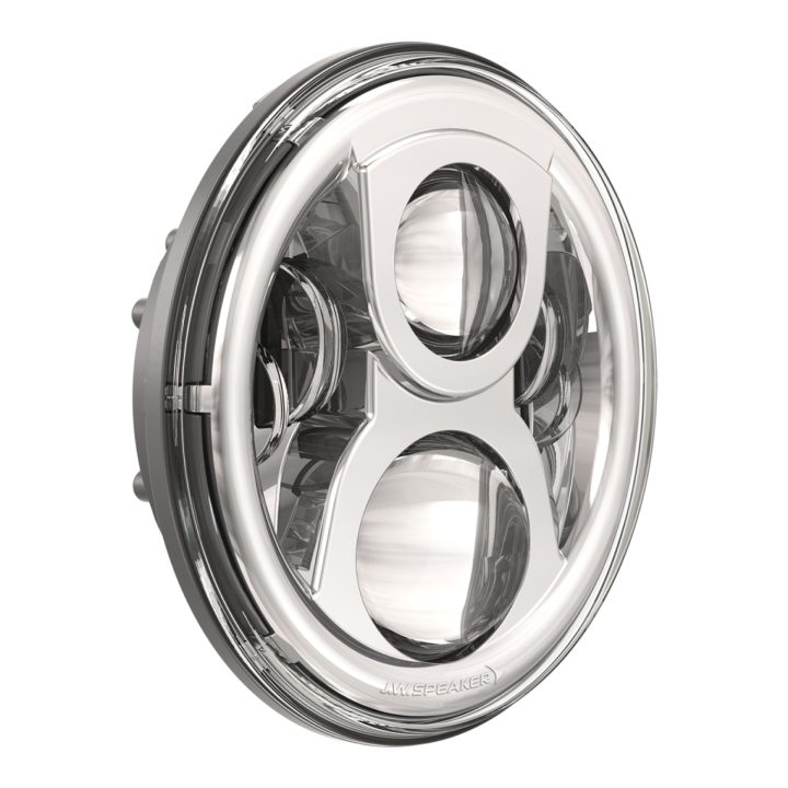 Framlampa 18 Cm (7'') 8700 Evo 2 Dual Burn Vit/Krom J.W Speaker Ljuskit – bild 2