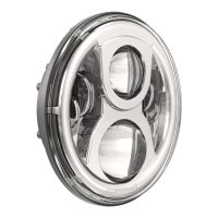 Framlampa 18 Cm (7'') 8700 Evo 2 Dual Burn Vit/Krom J.W Speaker