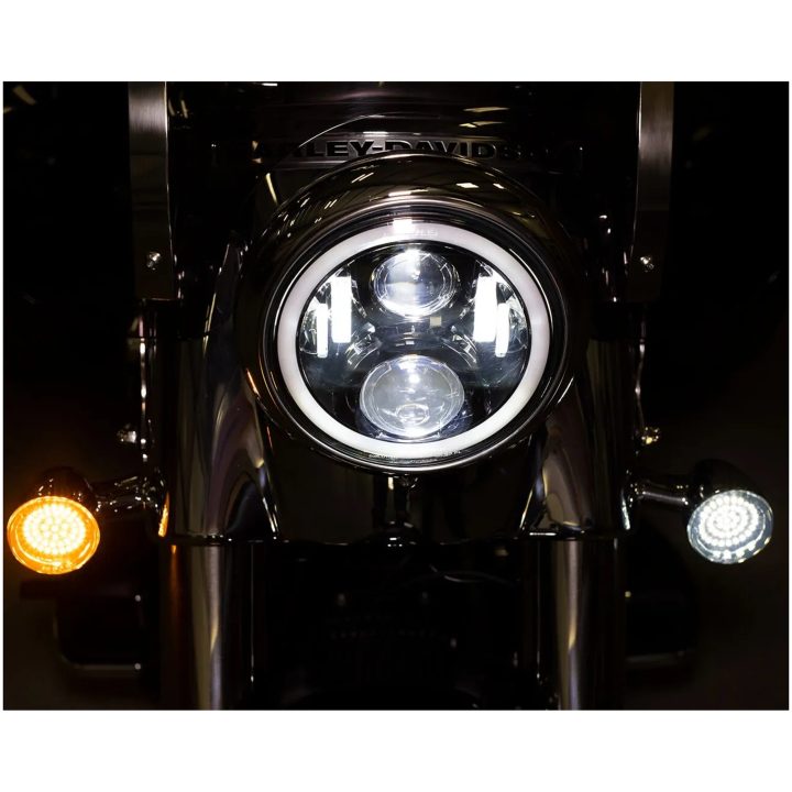Framlampa 7" Halo Svart CUSTOM DYNAMICS Strålkastare – bild 2