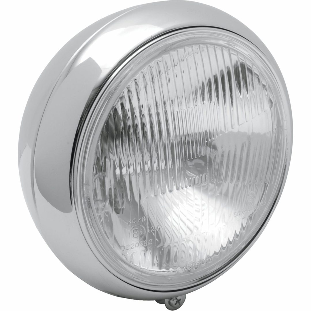 Framlampa 7" Klar/Krom DRAG SPECIALTIES 7"