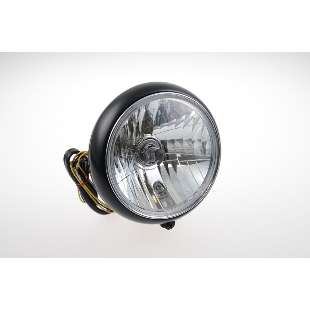 Framlampa 7" Klar/Svart CULT WERK Strålkastare