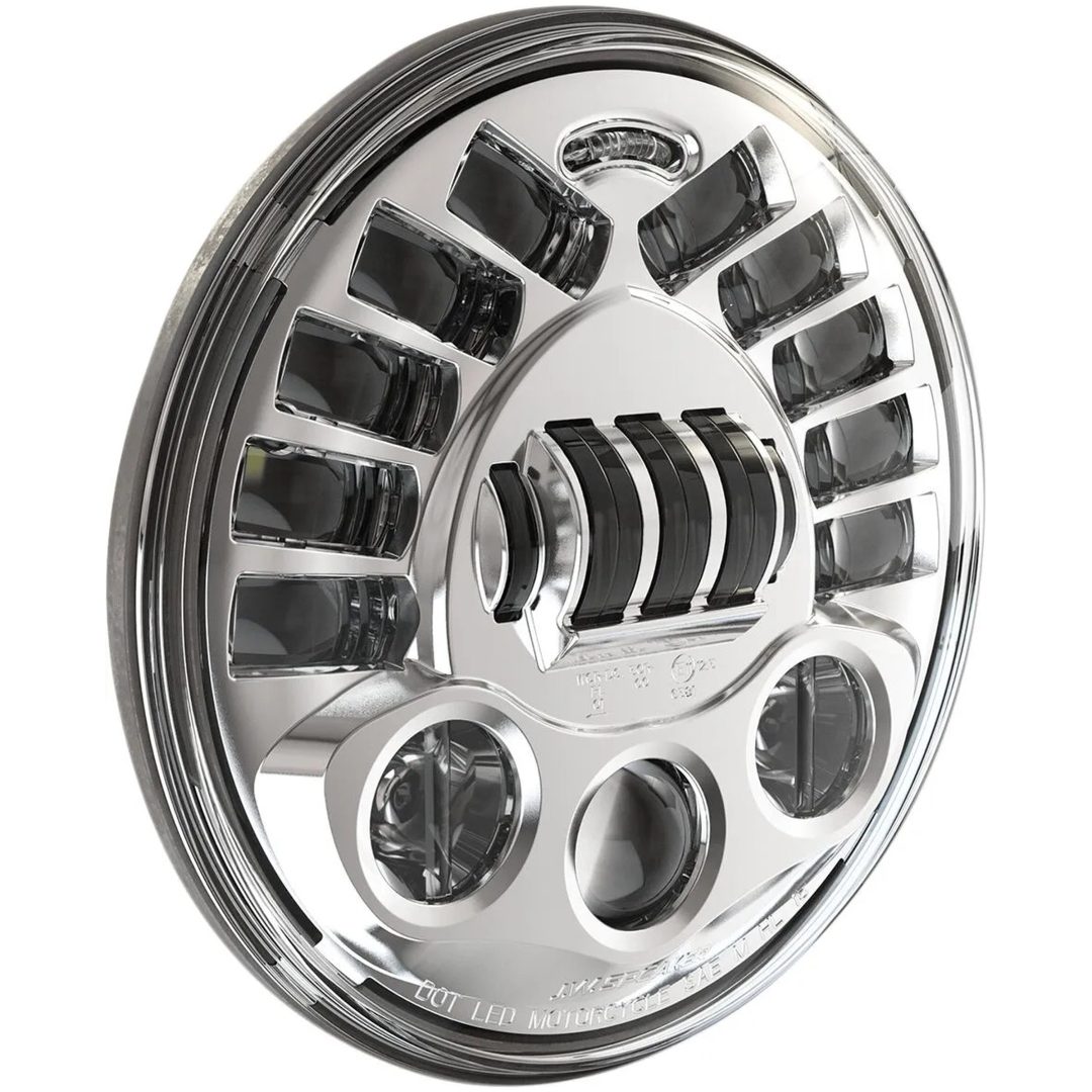 Framlampa 7" Led Adaptive 2 Krom J.W Speaker Strålkastare – bild 4