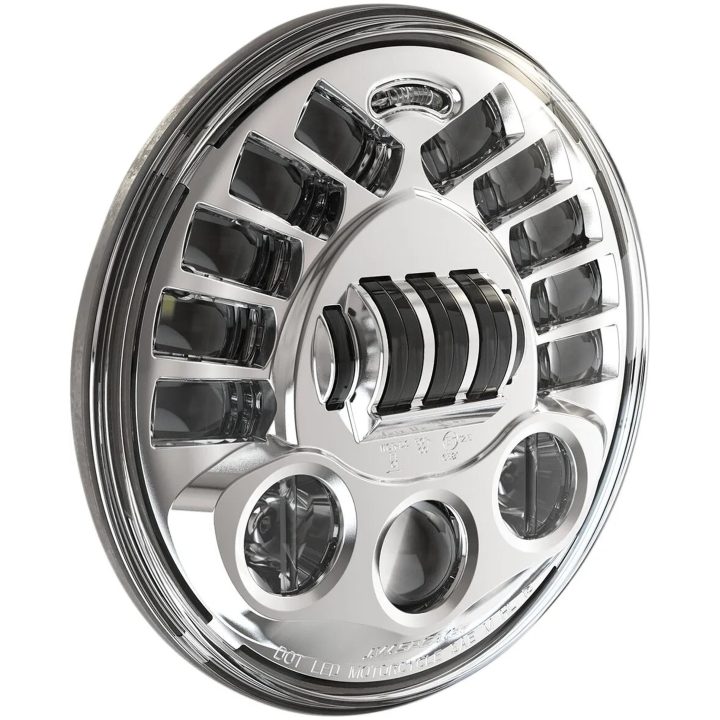 Framlampa 7" Led Adaptive 2 Krom J.W Speaker Strålkastare – bild 4