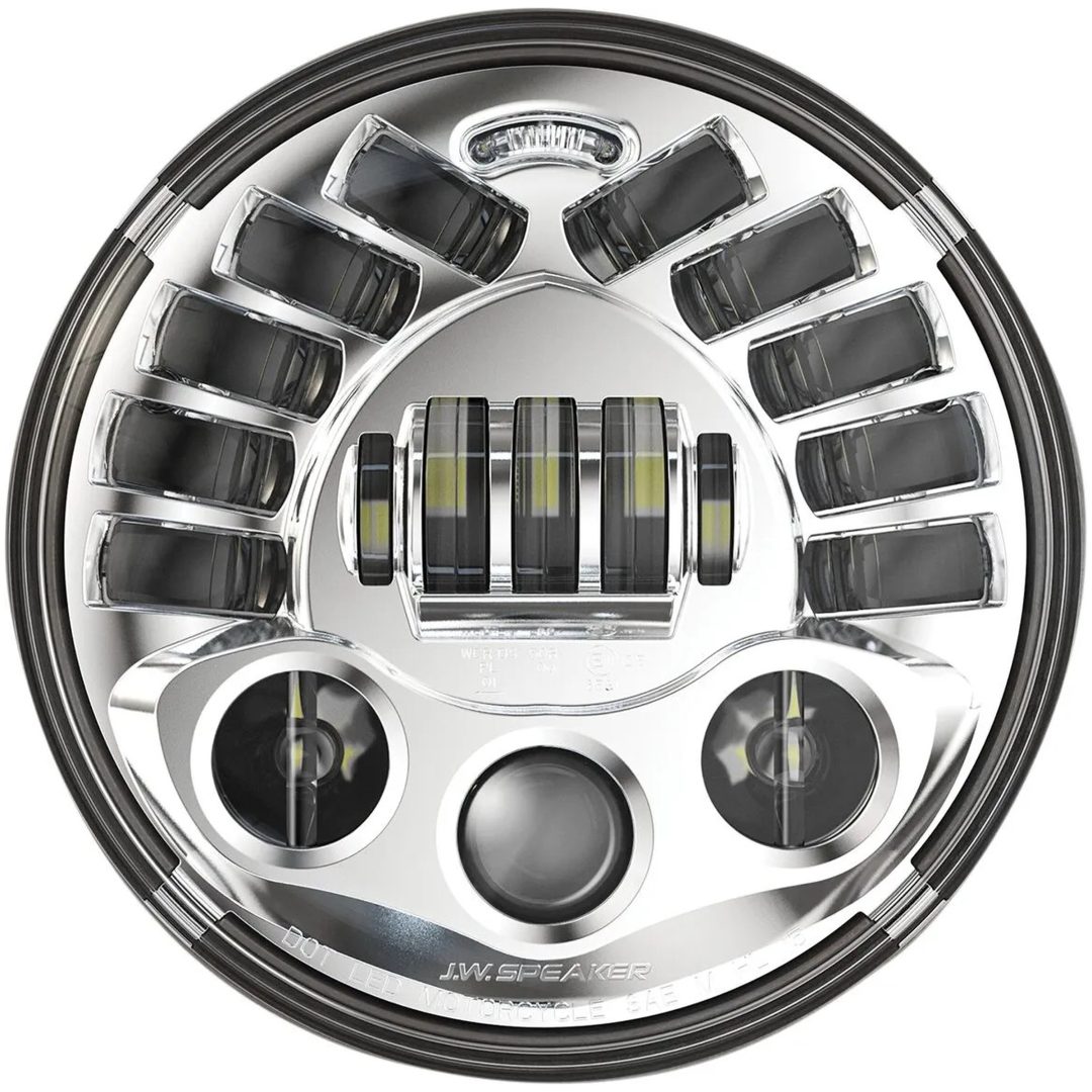 Framlampa 7" Led Adaptive 2 Krom J.W Speaker Strålkastare