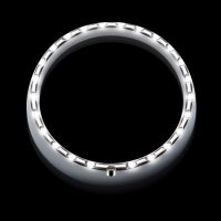 Framlampa 7" Led Halo Krom Trimring CUSTOM DYNAMICS