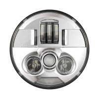 Framlampa 7" Probeam® Led Krom CUSTOM DYNAMICS