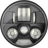 Framlampa 7" Probeam® Led Svart CUSTOM DYNAMICS Konverteringskit – miniatyr 1