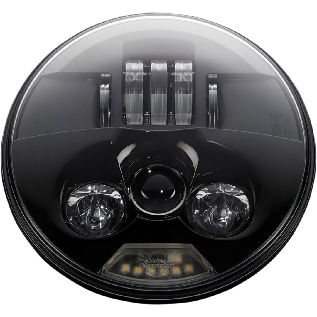 Framlampa 7" Probeam® Led Svart CUSTOM DYNAMICS Strålkastarsats – bild 2