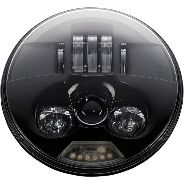 Framlampa 7" Probeam® Led Svart CUSTOM DYNAMICS Strålkastarsats – bild 2