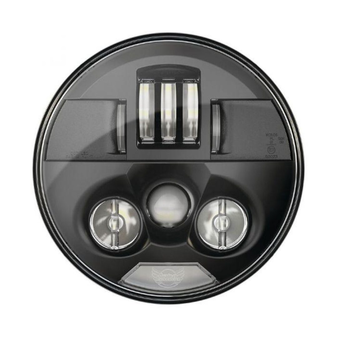 Framlampa 7" Probeam® Led Svart CUSTOM DYNAMICS Strålkastarsats