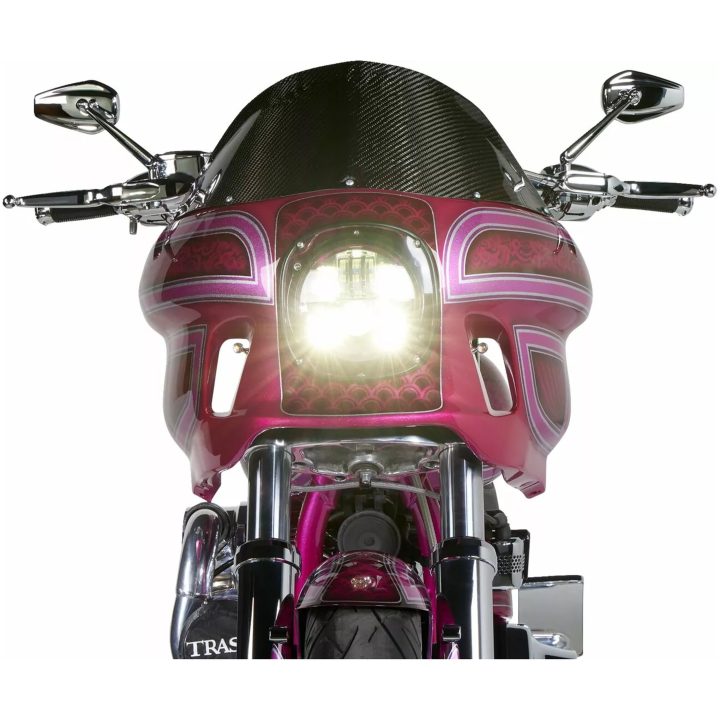 Framlampa 7" Probeam® Led Svart CUSTOM DYNAMICS Strålkastarsats – bild 2
