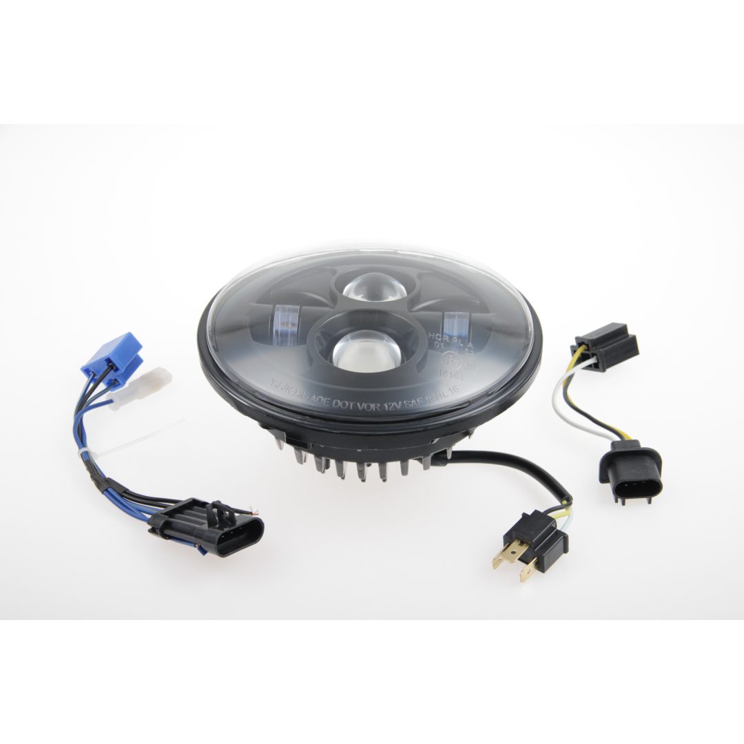 Framlampa 7" Svart/Klar CULT WERK Strålkastare – bild 6