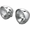 Framlampa Chrome Custom Springer-style Klar/Krom DRAG SPECIALTIES 6 3/4" – miniatyr 1
