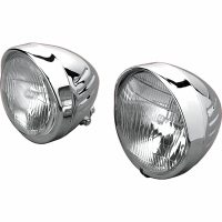 Framlampa Chrome Custom Springer-style Klar/Krom DRAG SPECIALTIES