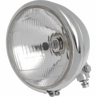 Framlampa Custom 6-1/2" Klar/Krom DRAG SPECIALTIES