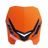 Framlampa E-blaze Klar/Svart/Orange POLISPORT