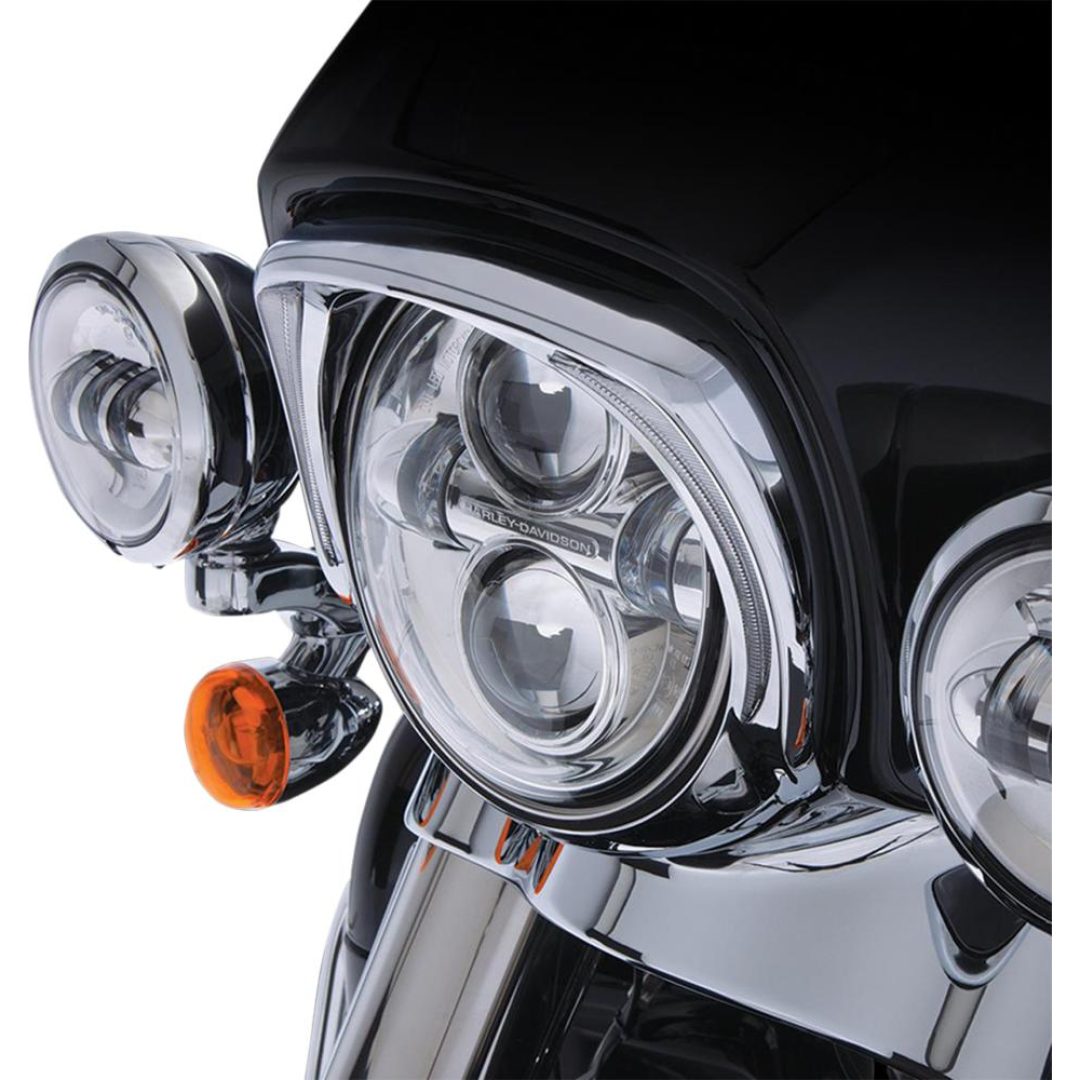 Framlampa Fang® Krom/Silver Klart CIRO Infattning
