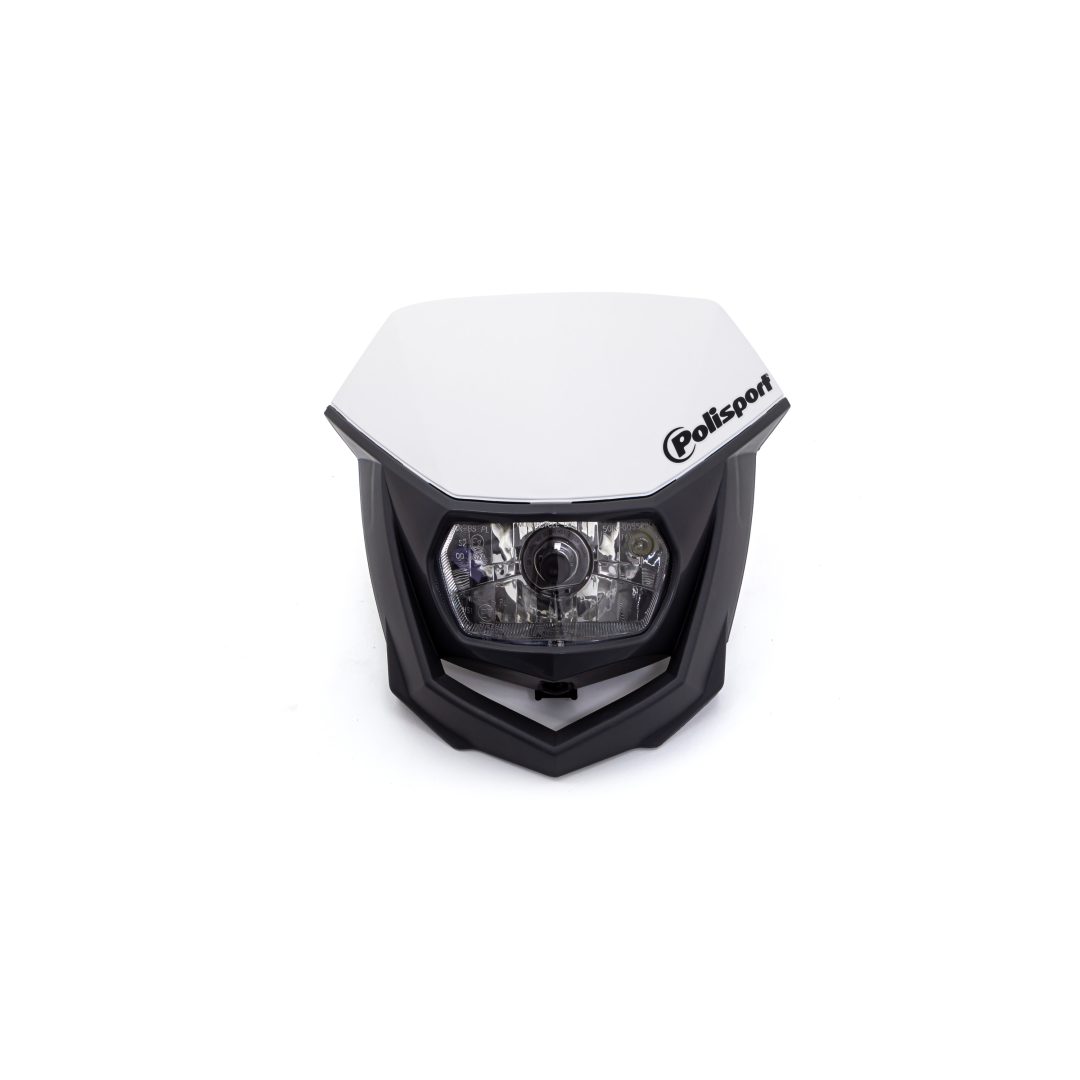 Framlampa Halo Klar/Grå POLISPORT Strålkastare