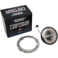 Framlampa Hdlight 7 Refl Kt Ch -13 Ece Krom/Klar/Vit/Natur DRAG SPECIALTIES
