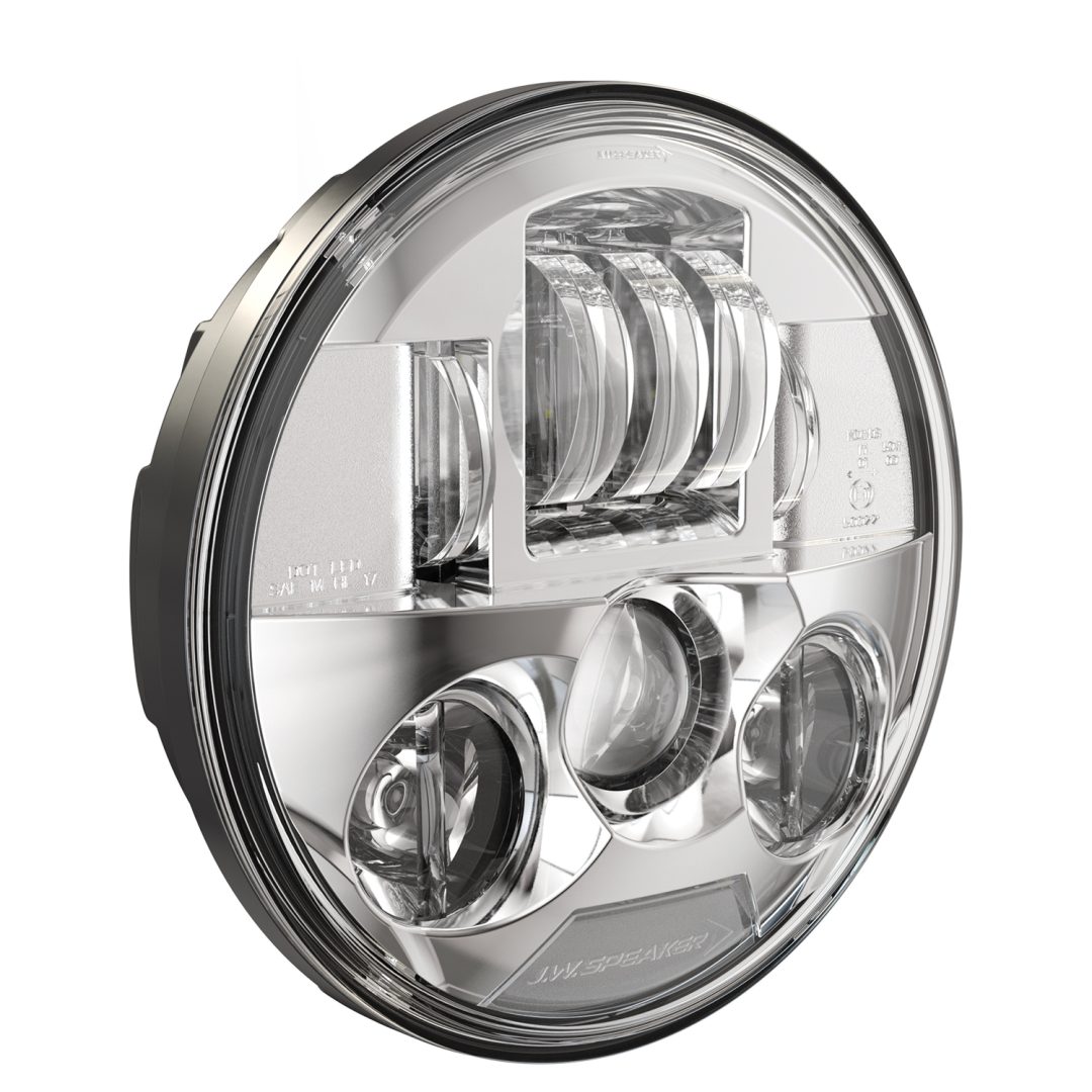 Framlampa Led 5 3/4" Klar/Krom J.W Speaker Strålkastare