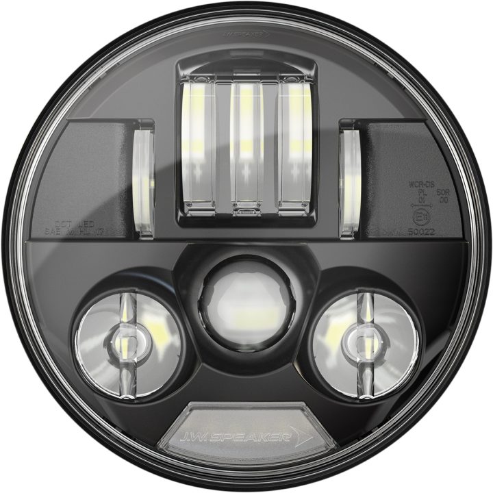 Framlampa Led 5 3/4" Klar/Svart J.W Speaker Strålkastare – bild 2