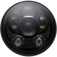 Framlampa Led 5.75" Klar/Svart CUSTOM DYNAMICS