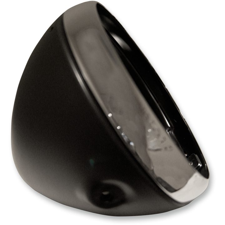 Framlampa Lucas Style 7" Sidomonterad Svart/Krom/Flat EMGO H/LAMP LUCAS 7 SHELL BLK – bild 2