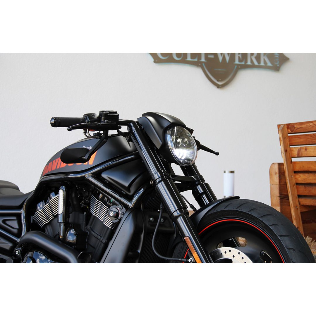 Framlampa New Night Rod Style CULT WERK Strålkastarmassk – bild 7