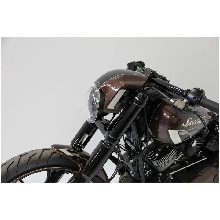 Framlampa Night Rod Style Svart CULT WERK Strålkastarsats – bild 6