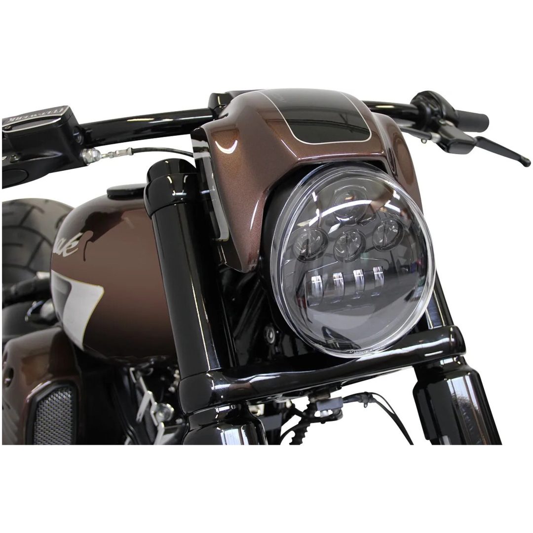 Framlampa Night Rod Style Svart CULT WERK Strålkastarsats – bild 5
