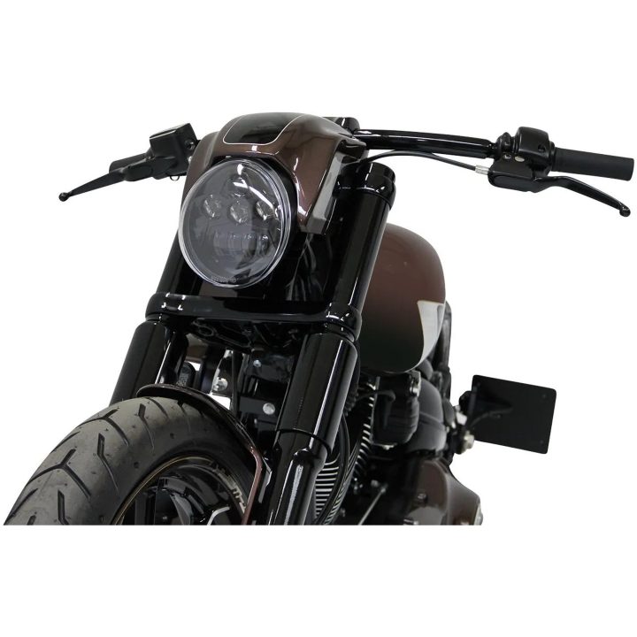 Framlampa Night Rod Style Svart CULT WERK Strålkastarsats – bild 3