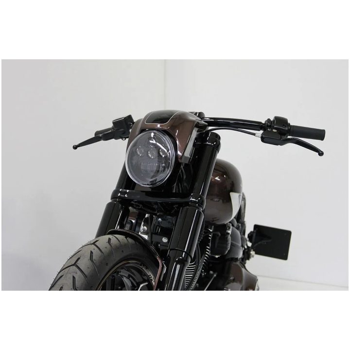Framlampa Night Rod Style Svart CULT WERK Strålkastarsats – bild 2
