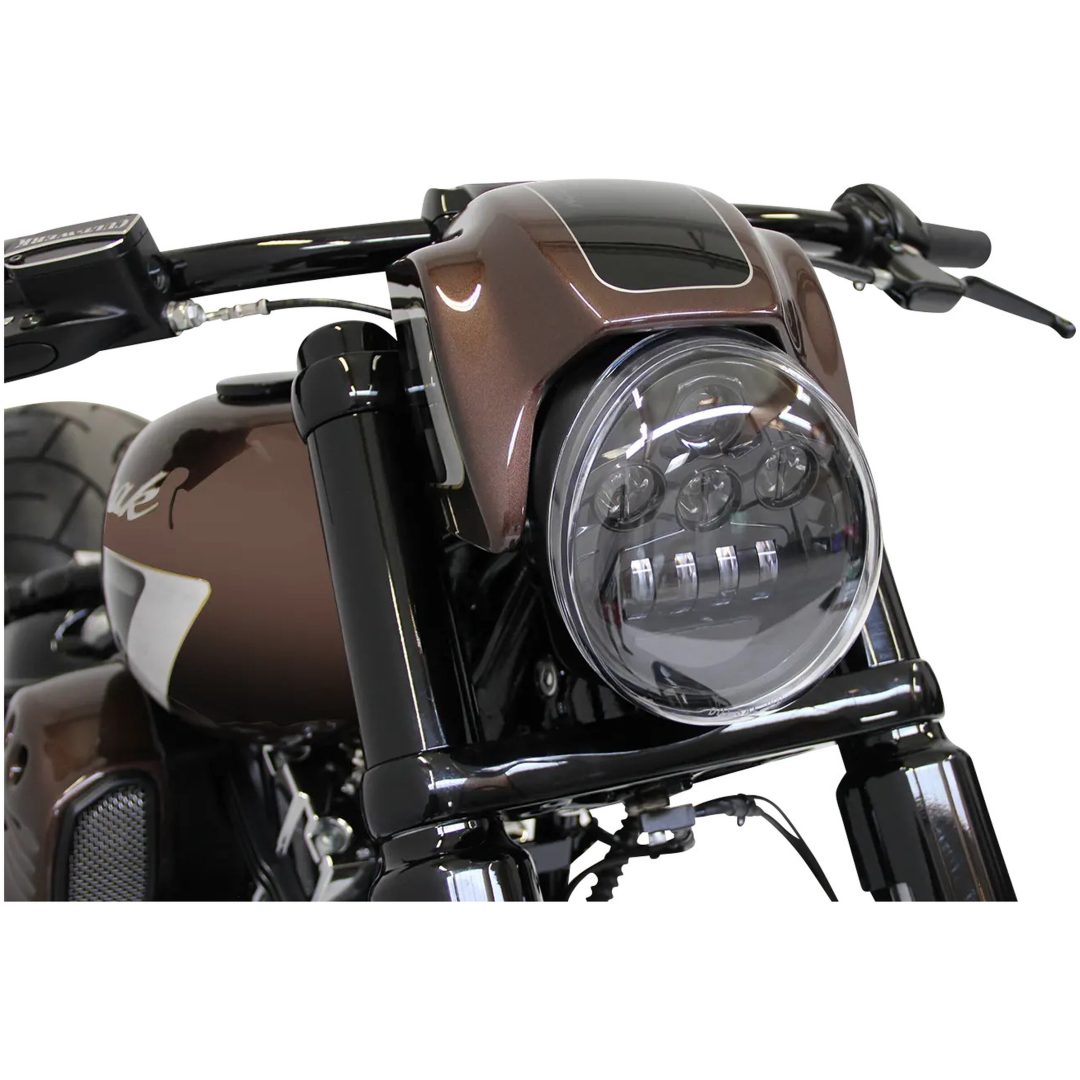 Framlampa Night Rod Style Svart CULT WERK Strålkastarsats – bild 7