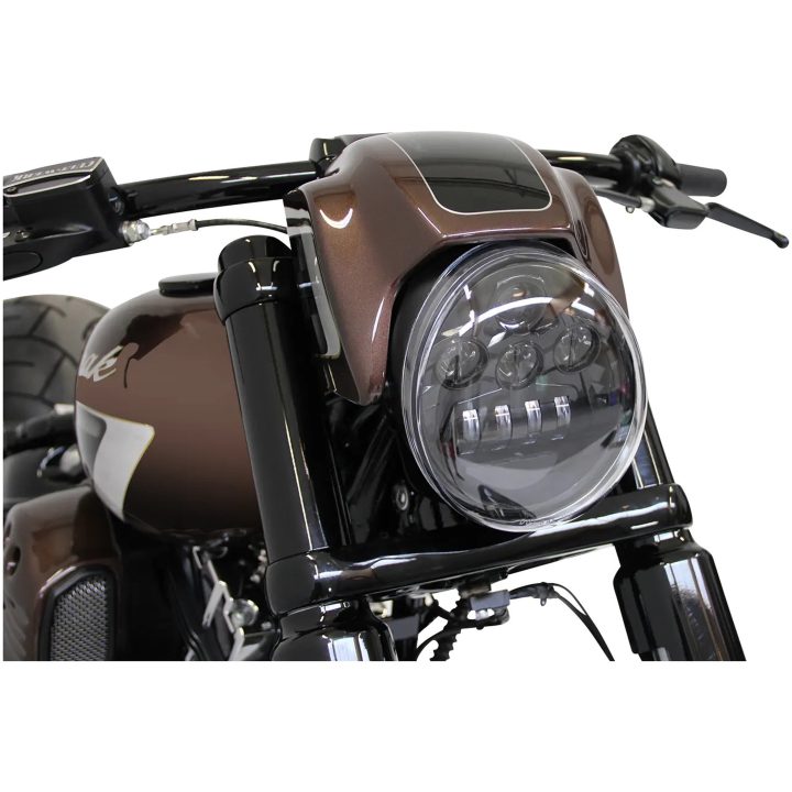 Framlampa Night Rod Style Svart CULT WERK Strålkastarsats – bild 7