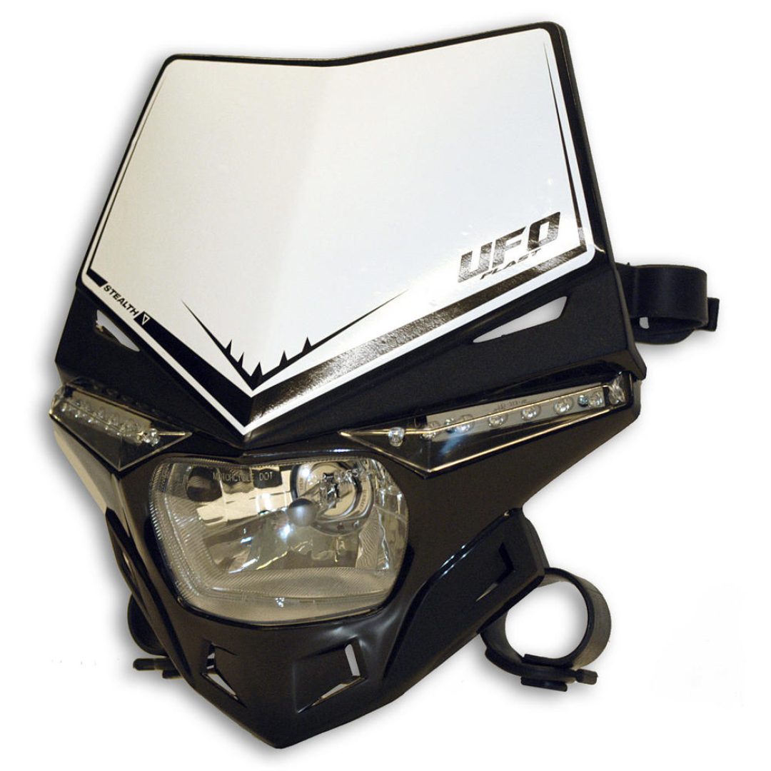 Framlampa Stealth Single UFO Svart