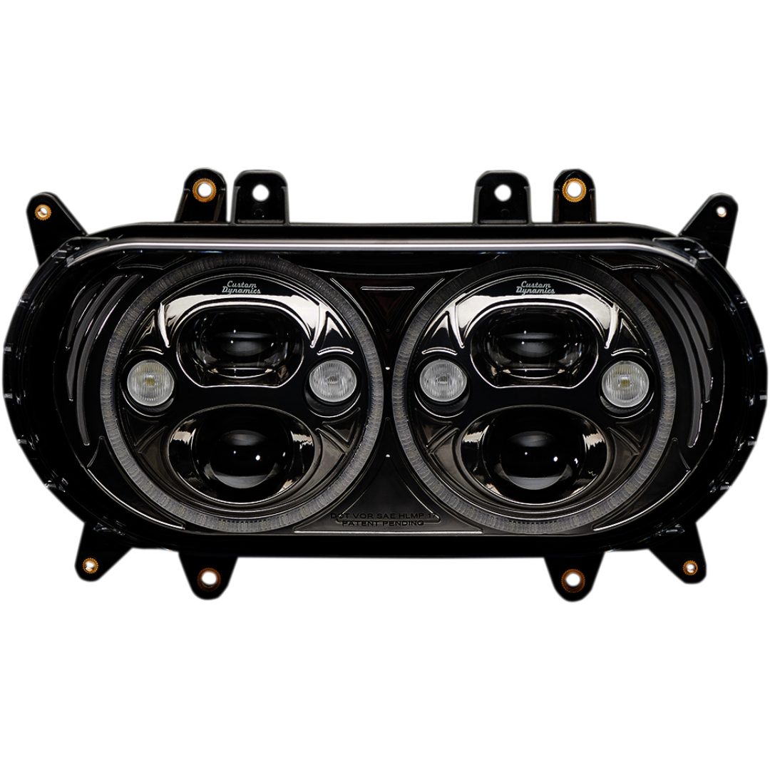 Framlampa Trubeam® Led Klar/Svart/Krom CUSTOM DYNAMICS Strålkastare – bild 3