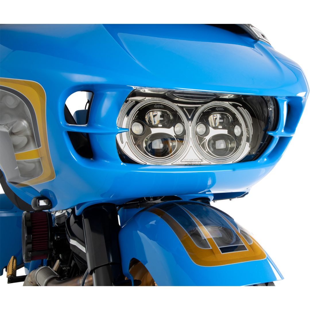 Framlampa Trubeam® Led Klar/Svart/Krom CUSTOM DYNAMICS Strålkastare – bild 2