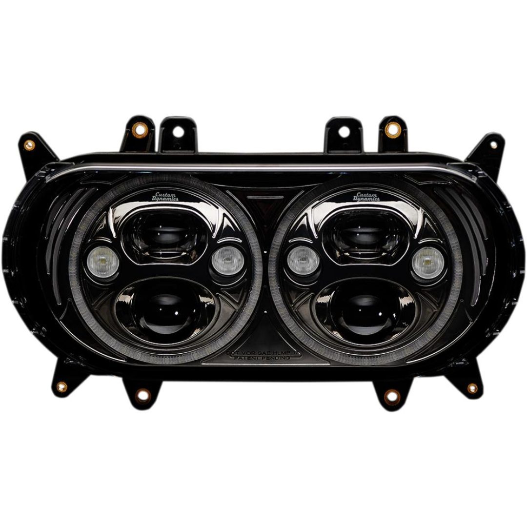 Framlampa Trubeam® Led Klar/Svart/Krom CUSTOM DYNAMICS Strålkastare